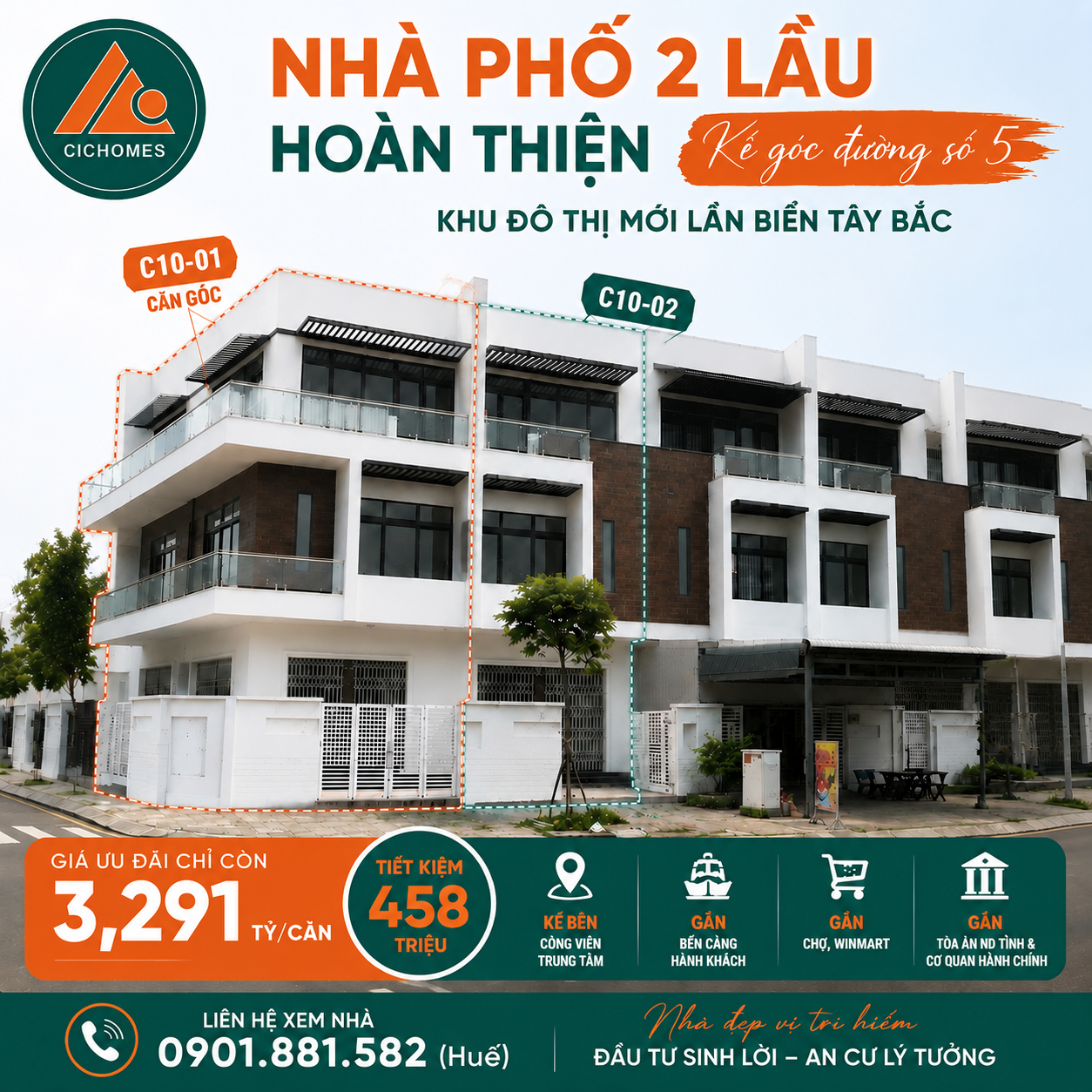 BÁN NHÀ 1 TRỆT 2 LẦU ĐƯỜNG SỐ 5 KĐT TÂY BẮC, GIẢM SÂU 500tr CHỈ CÒN NHỈNH 3 TỶ