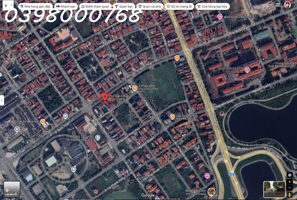 Bán Lô đất mặt tiền Số 11 Đường Bình Than, P. Võ Cường , TP. Bắc Ninh, giá đầu tư