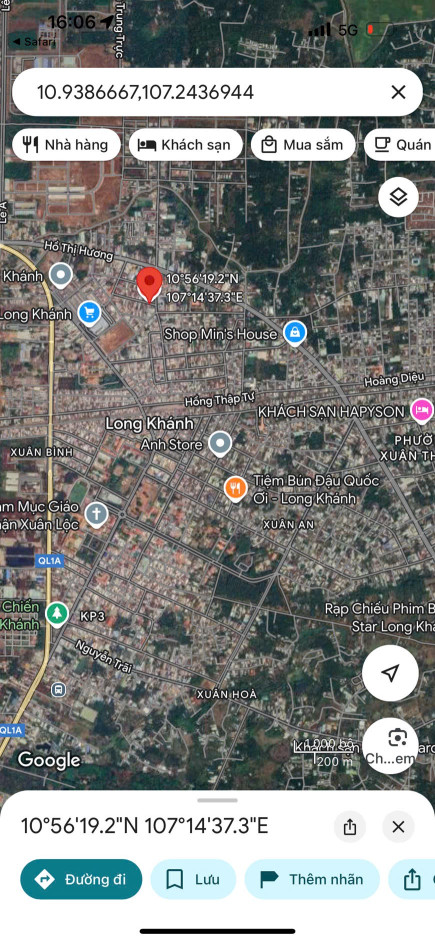 Bán đất 199m² 3.75 tỷ tại Phường Xuân Trung Thành phố Long Khánh