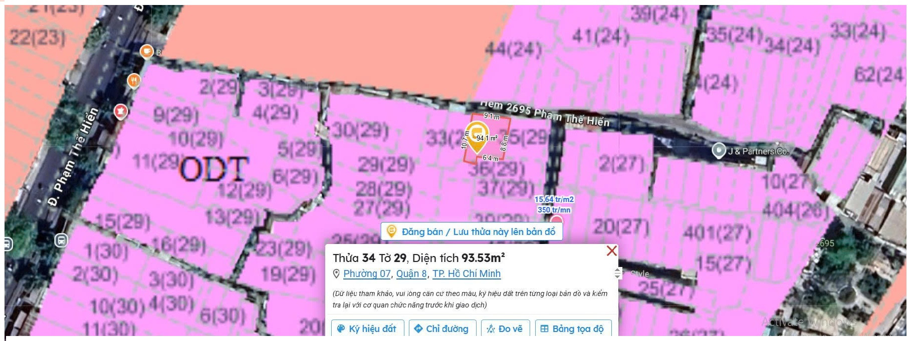 Bán nhà 93.5m² ngang 9,9m giá 8 tỷ Quận 8