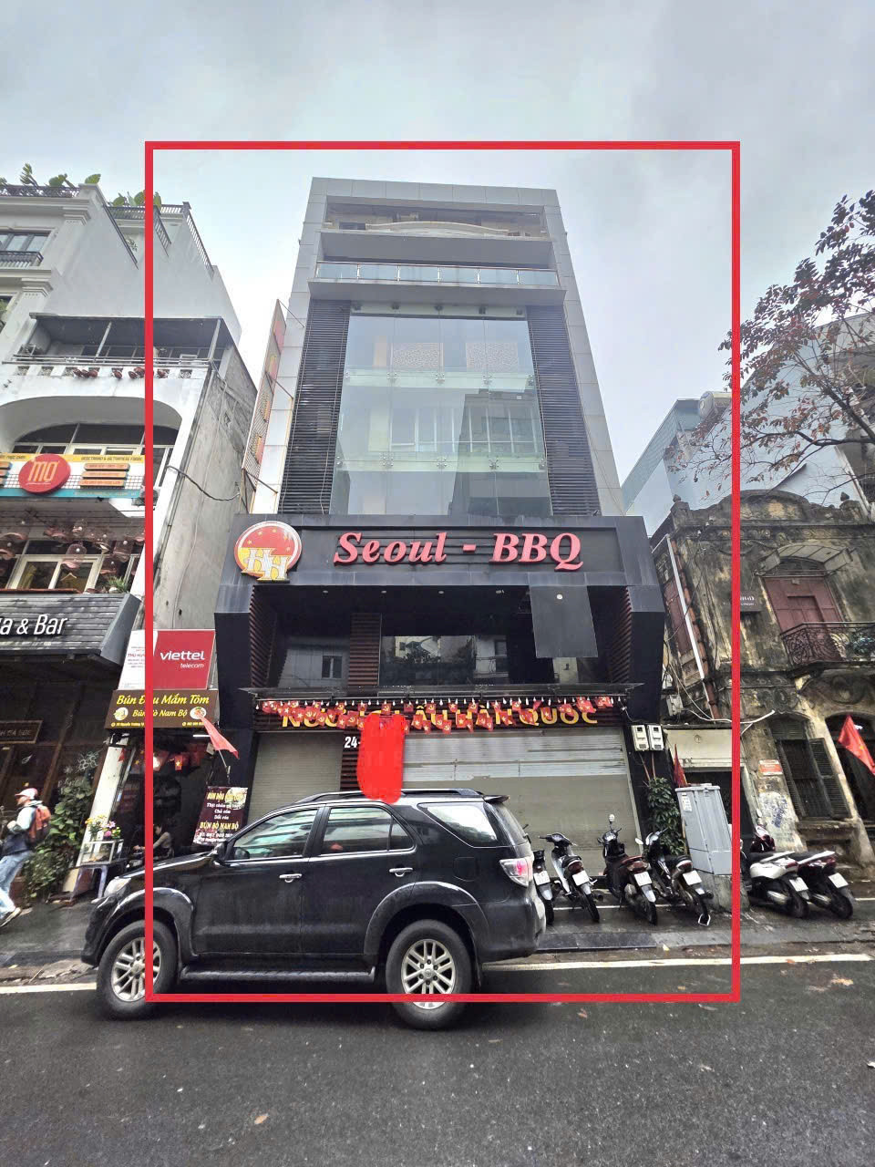 CHO THUÊ NHÀ và SANG NHƯỢNG QUÁN MẶT PHỐ  24-26 NGUYỄN TRƯỜNG TỘ - PHƯỜNG TRÚC BẠCH – Q. BA ĐÌNH - HÀ NỘI