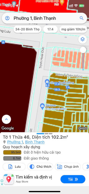 Bán nhà 102.1m² 20 tỷ Quận Bình Thạnh