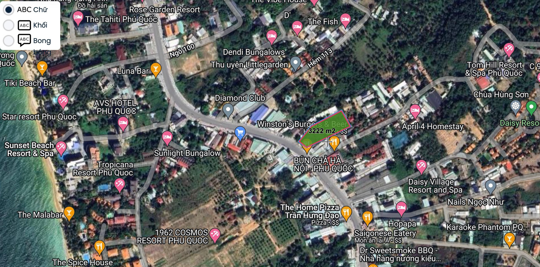 Bán  đất nông nghiệp 3222m² , giá 225.54 tỷ tại, Thành phố Phú Quốc, Kiên Giang