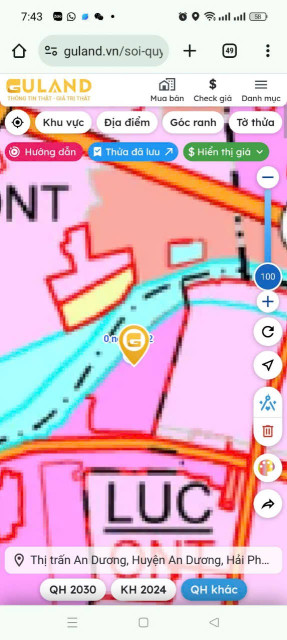 Bán đất 03: 698.8m² - 2.5 tỷ - View sông trung tâm quận An Dương - Tặng nhà cấp 4