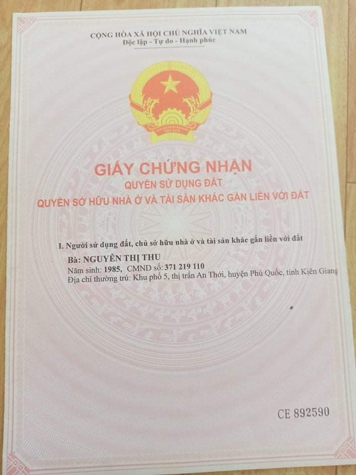 Bán  đất nông nghiệp 159.2m² , giá 1.1 tỷ tại, Thị trấn An Thới, Thành phố Phú Quốc, Kiên Giang