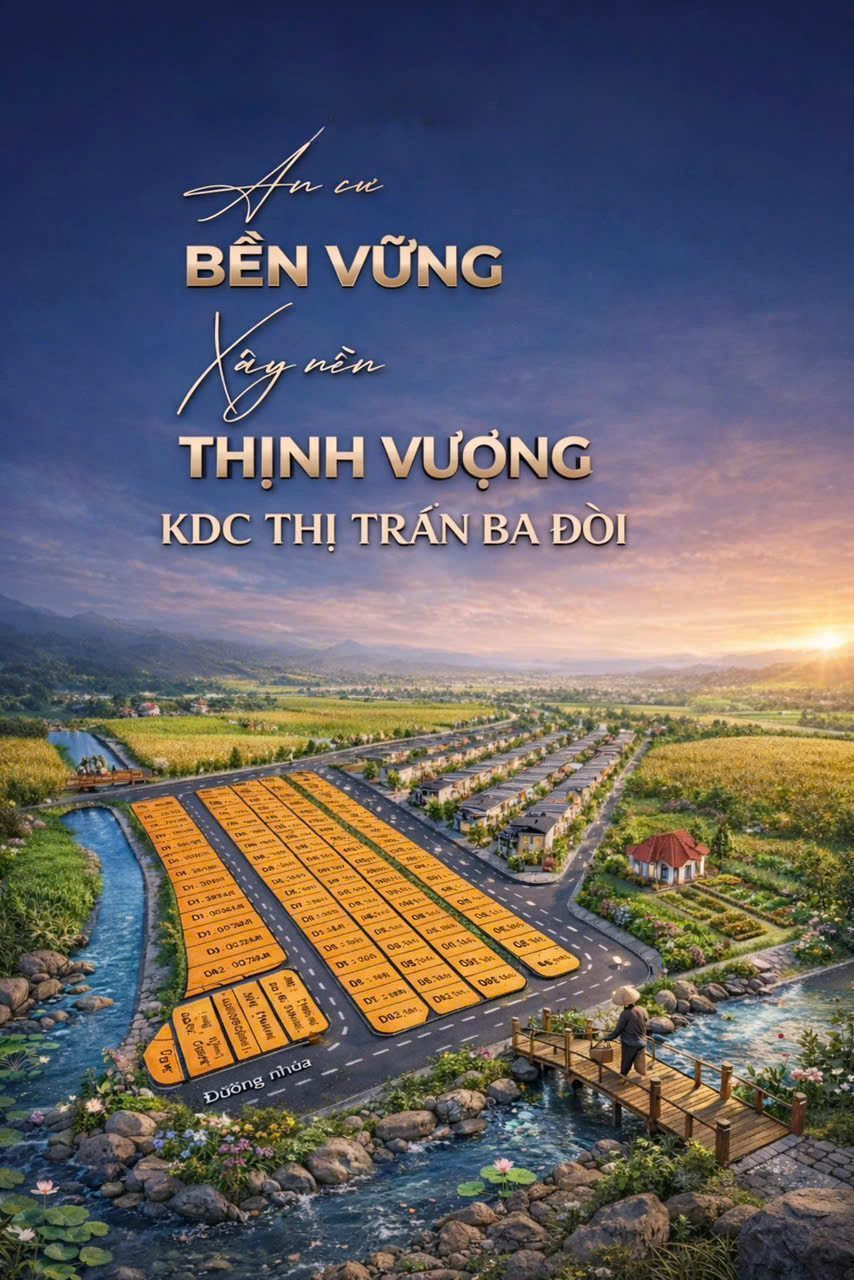 Bán Đất 50,1m² thổ cư 50,1m² giá 340 triệu tại Thị trấn Ba Hàng Đồi Huyện Lạc Thủy Hòa Bình
