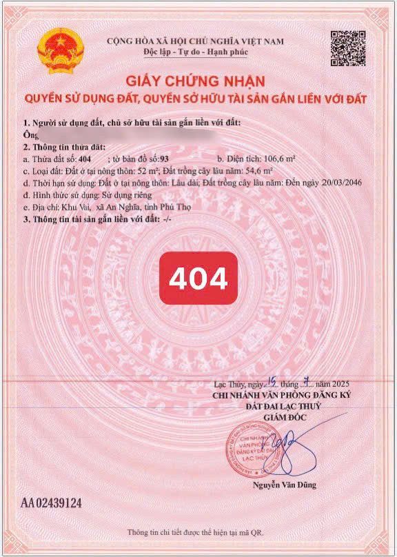 🔥 DUY NHẤT 1 LÔ CUỐI – GIÁ CHỈ 490 TRIỆU!