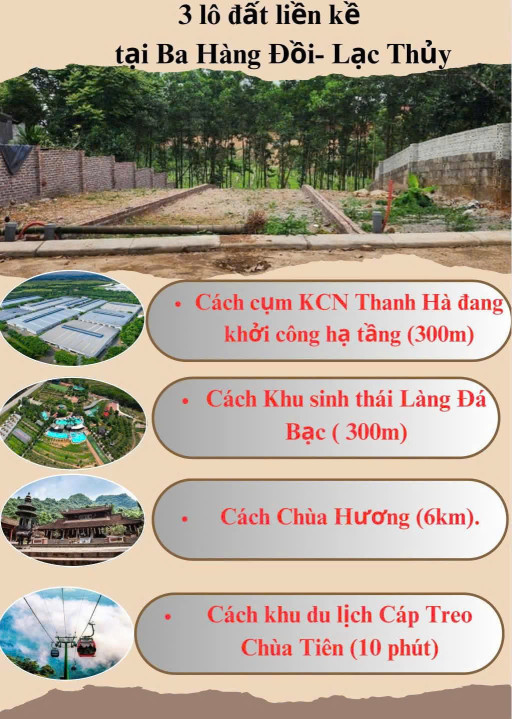 🔥 ĐẤT GẦN KCN THANH HÀ CHỈ 440TR/LÔ - ĐẤT Ở ĐÔ THỊ – SỔ ĐỎ LIỀN TAY