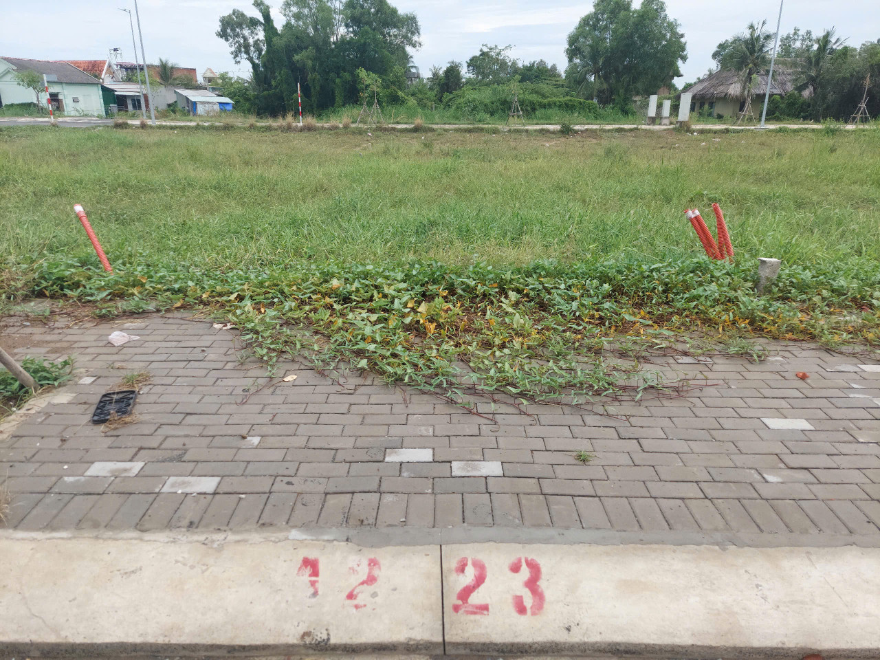 ĐẤT NỀN SÁT CHỢ CẦN ĐƯỚC - MẶT TIỀN ĐƯỜNG THÔNG