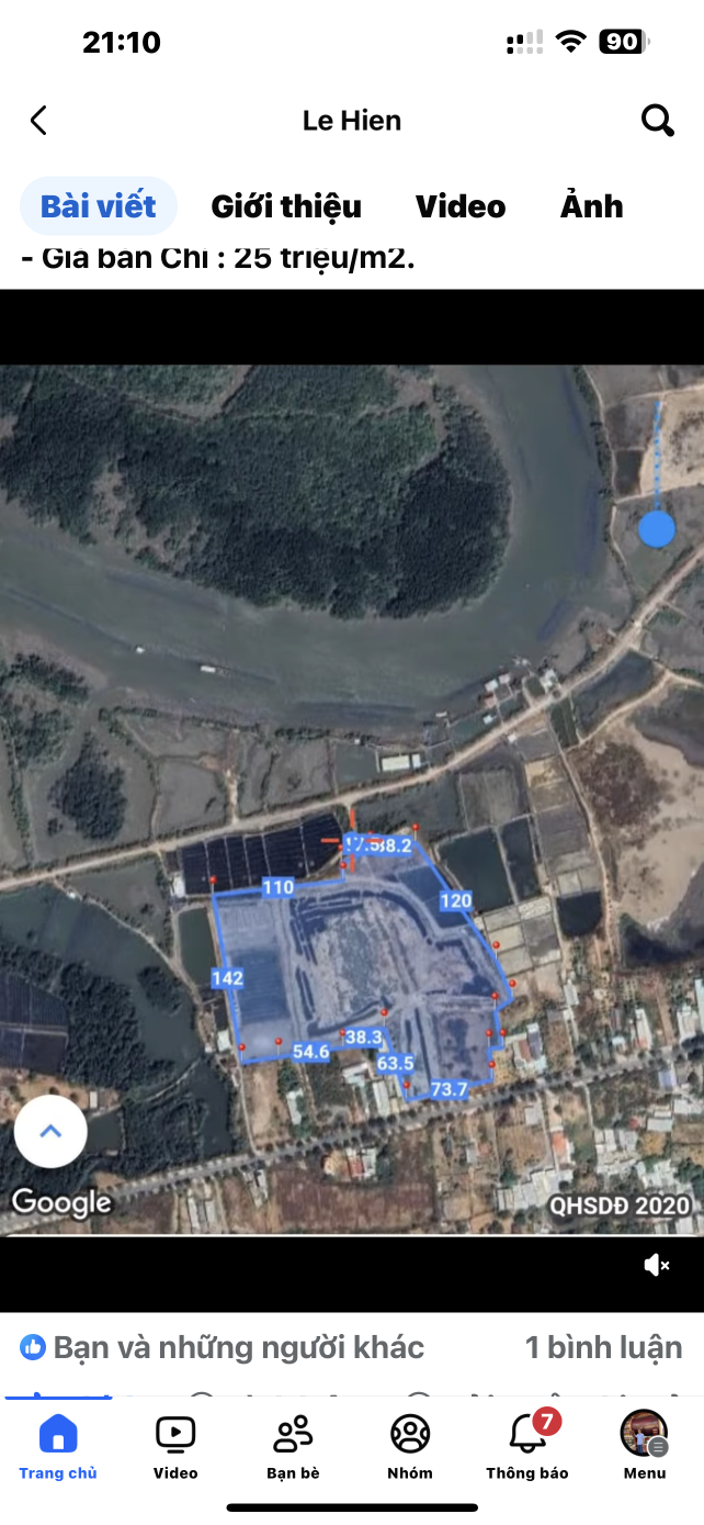 Bán đất 22308m² ngang 70m giá 557.7 tỷ tại Thị trấn Cần Thạnh Huyện Cần Giờ