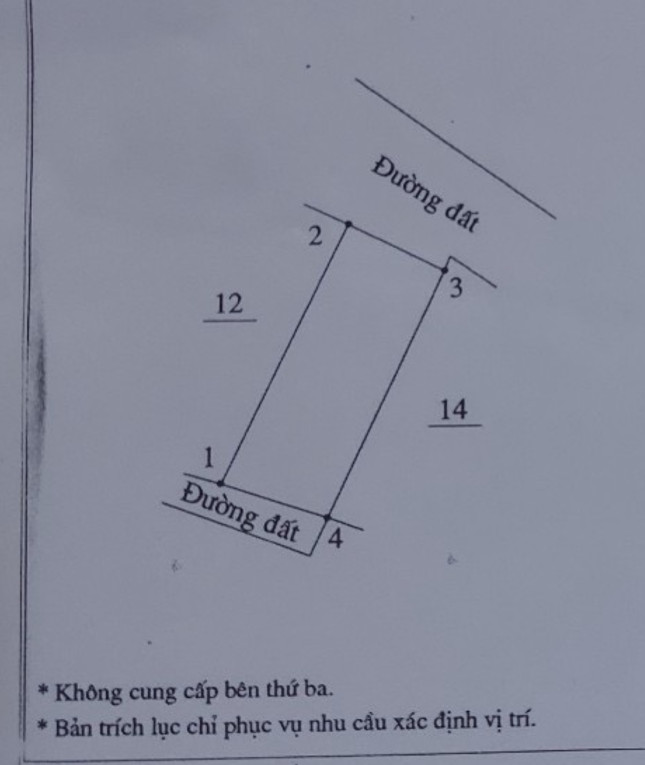 Bán miếng đất 1460.4m² sát dân cư Chợ Lầu 511 triệu tại Thị trấn Chợ Lầu Huyện Bắc Bình