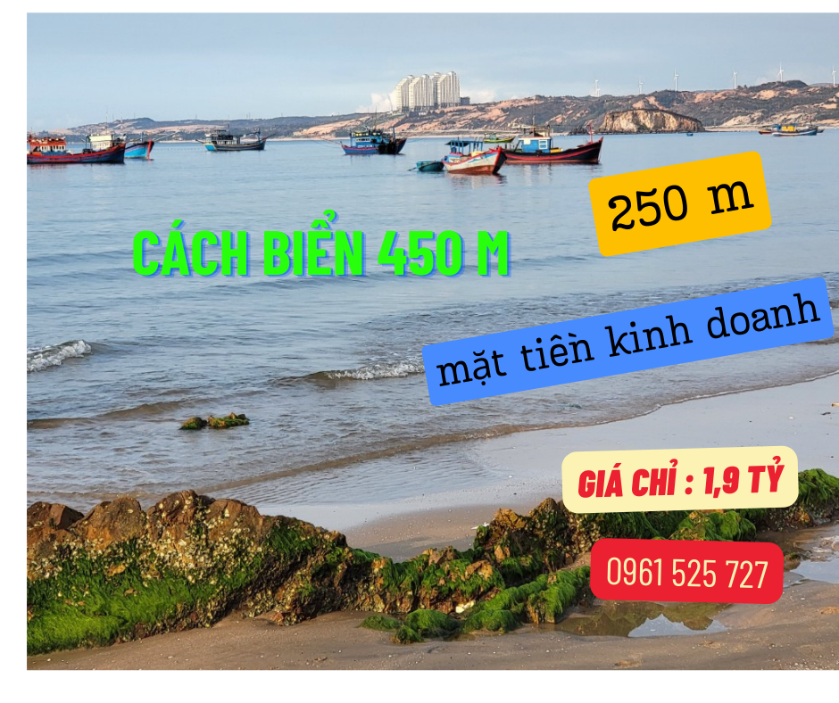 Bán nhà gần biển tại thị trấn Chợ Lầu, Bình Thuận, giá chỉ 1,9 tỷ, 250m2, xây full từ trước ra sau