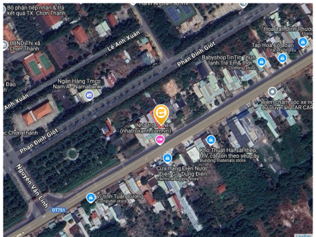 Bán đất 175m² 250 triệu tại Thị trấn Chơn Thành Thị xã Chơn Thành