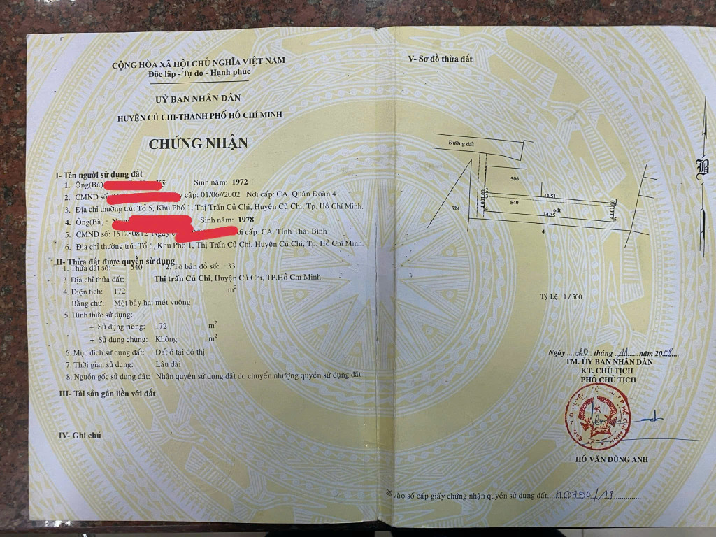 Bán dãy trọ 6 phòng
