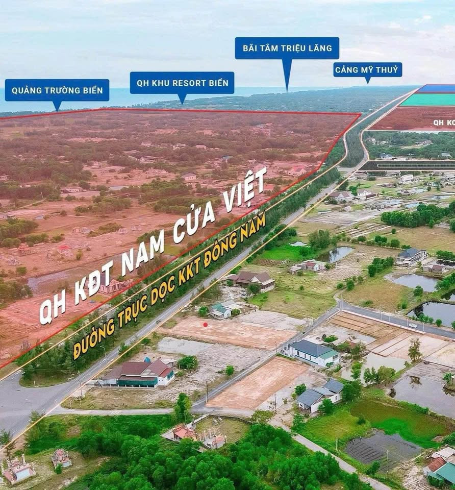 Đất chính chủ trung tâm xã Nam Cửa Việt 116m2 - Gần biển, giá tốt chỉ 600 triệu