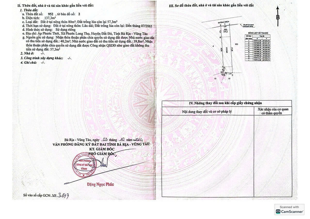 520tr có ngay 137m2 đất mặt tiền đường nhựa sổ sẵn sang tên trong ngày