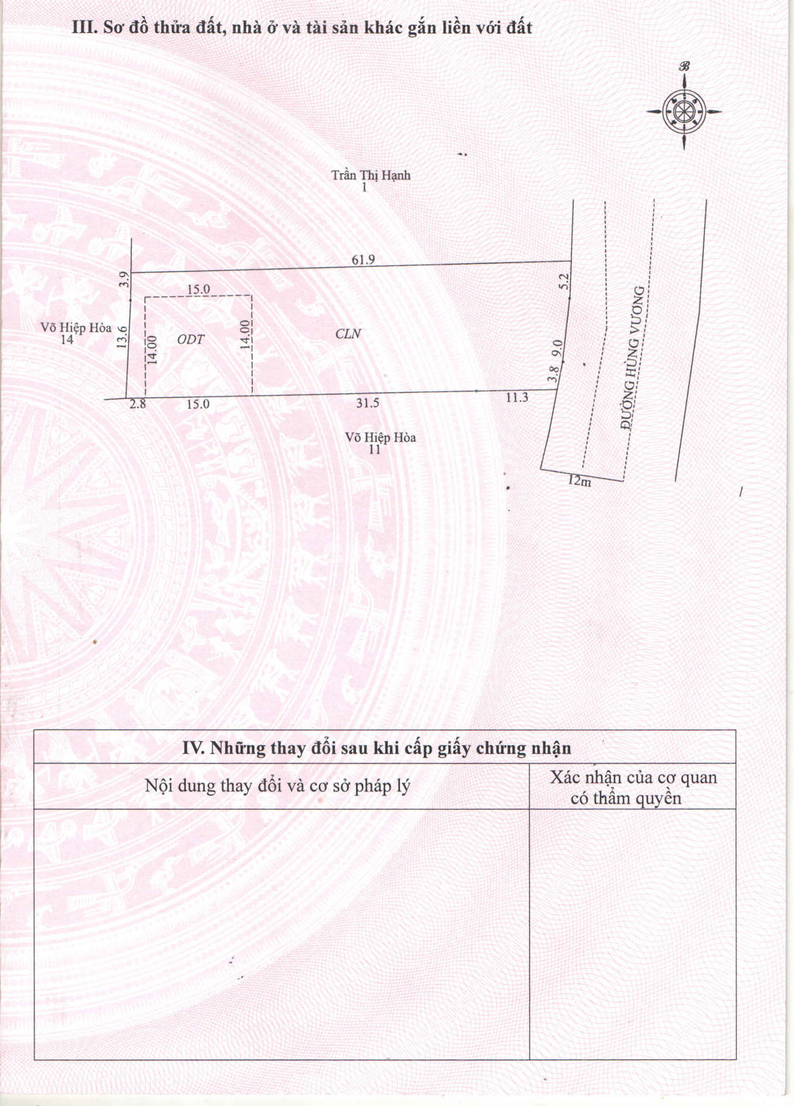 Bán đất mặt tiền hùng vương
