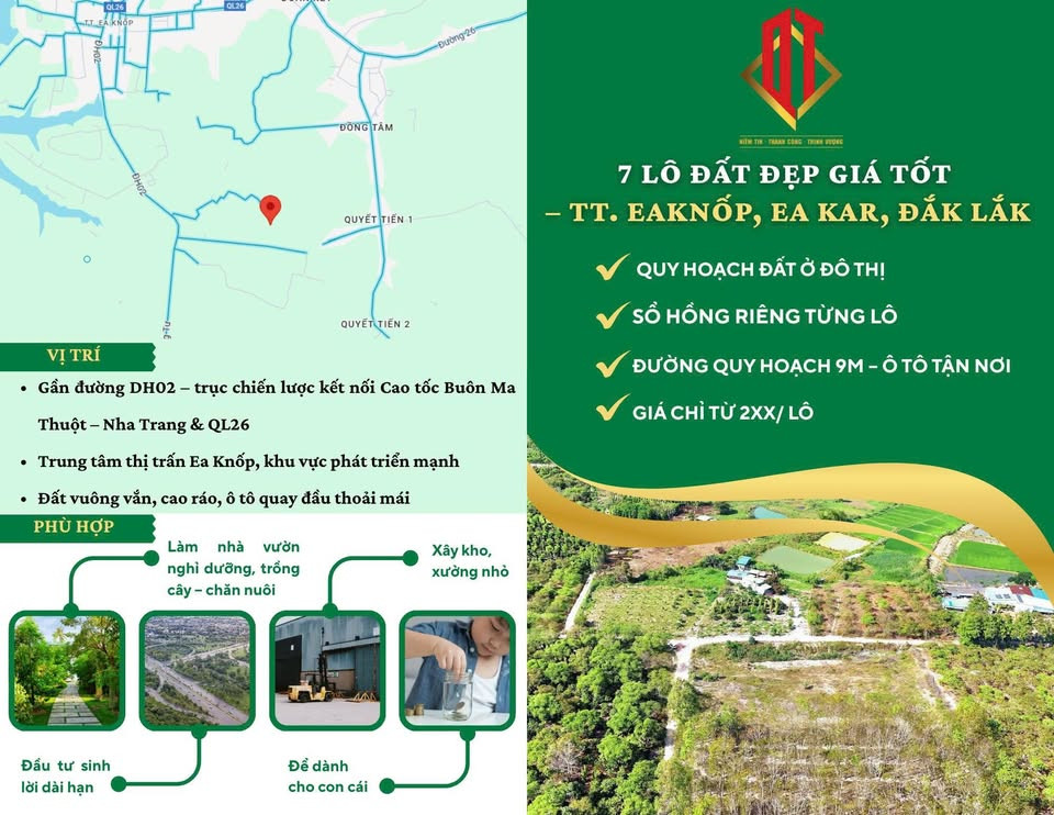 Đất Dak Lak quy hoạch thổ cư