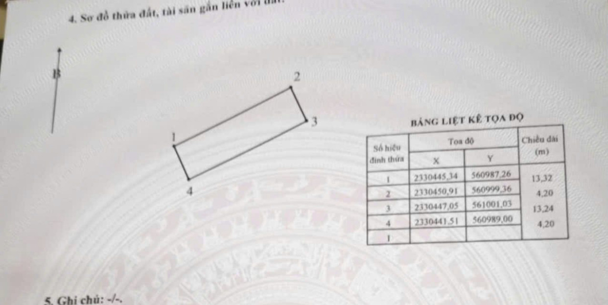 Bán đất 55.6m² giá 1.55 tỷ tại Thị trấn Hồ Huyện Thuận Thành