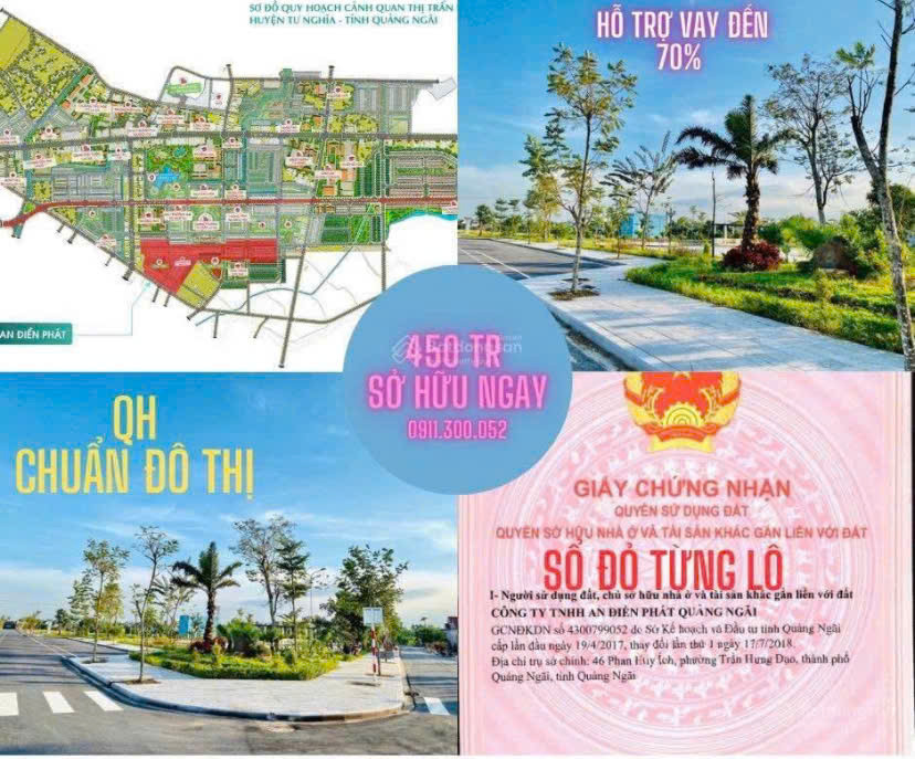 Bán đất Khu Dân Cư An Điền Phát 12TR/m2 - CK đến 10% - Cấp sổ đỏ vĩnh viễn