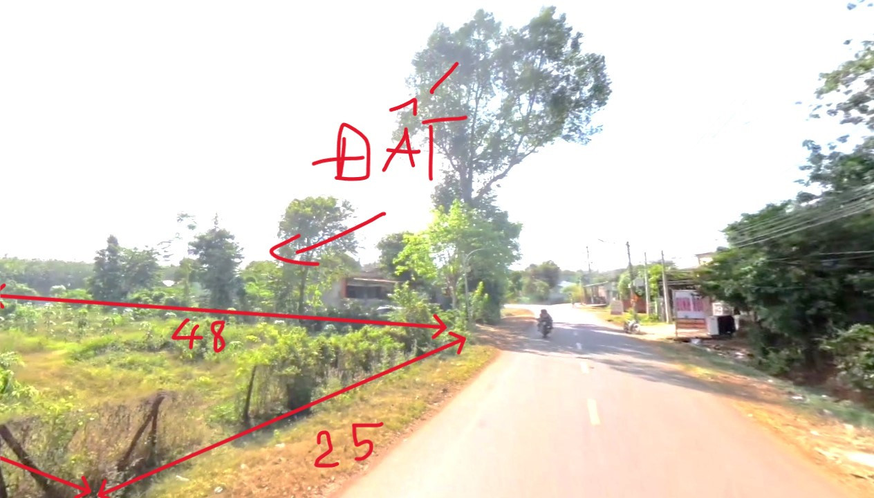 BÁN 1.257M2 MẶT TIỀN LIÊN HUYỆN NGAY ỦY BAN TRƯỜNG CHỢ, SÂN BAY CHỈ 245 TRIỆU