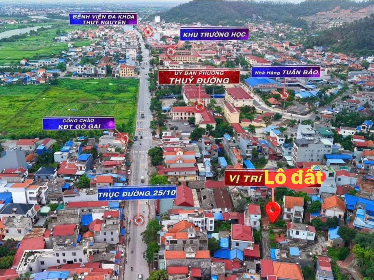 Bán 50 m đất  trung tâm Núi Đèo , cách 351 núi đèo :50m . L/h:076.231.9990 e Thuý