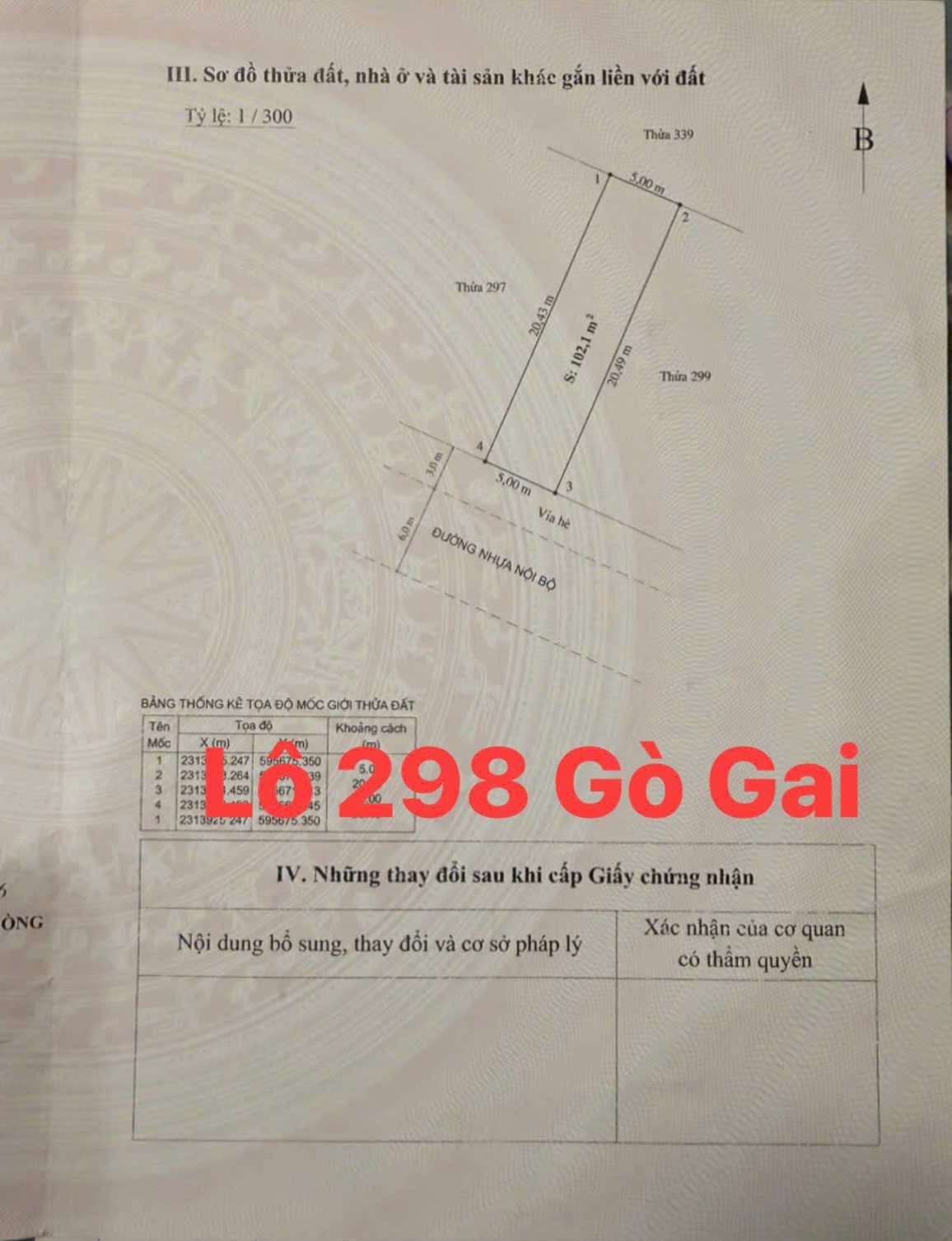 Bán 102 m Gò Gai . Kinh doanh buôn bán được. Dân cư đông đúc.l/h:076.231.9990 em Thúy
