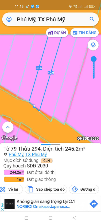 2mt 2 đầu,làm dc 2 căn nhà,245 m2 ctc.sạch,dg 81 đối diện chung cư ecotao đang xây