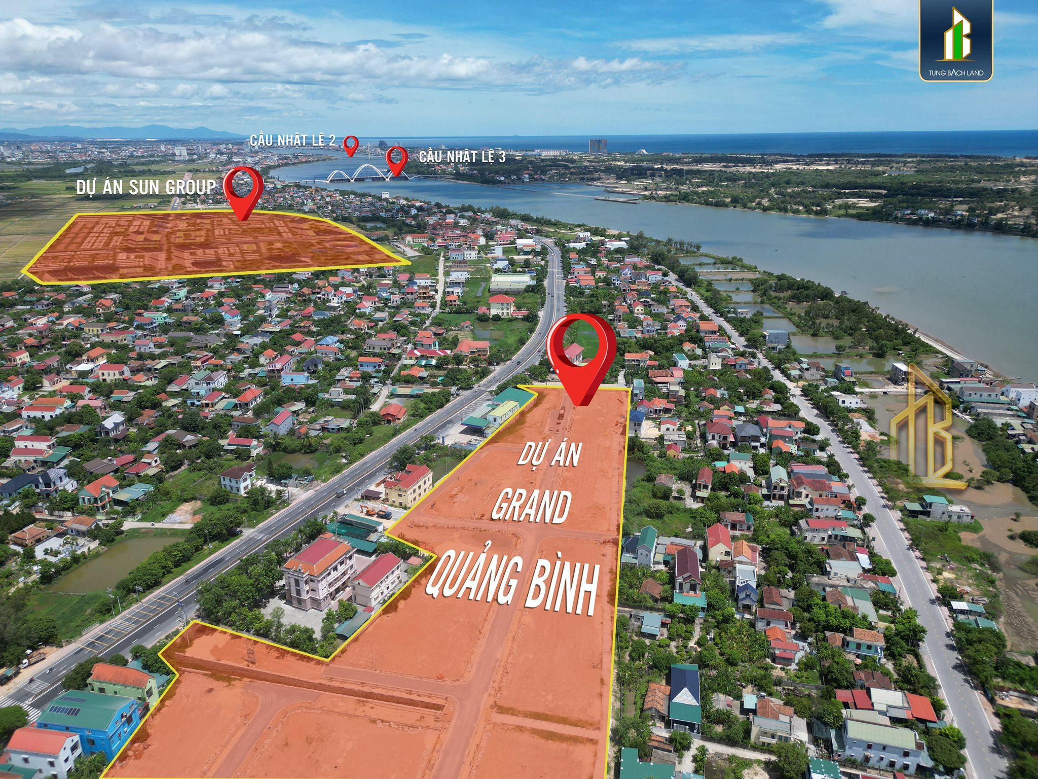 Từ 200 triệu để giữ suất đất nền nằm cạnh khu đô thị ven sông Lệ Kỳ của Sun Group