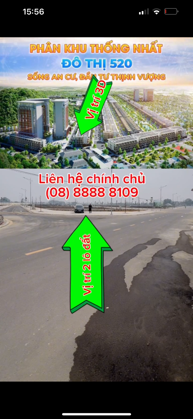 Bán cặp đầu ve 3 mặt tiền siêu phẩm!cửa ngõ mặt bằng 520