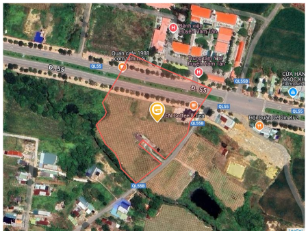 Bán đất 500m² ngang 20m giá 10 tỷ tại Thị trấn Tân Nghĩa Huyện Hàm Tân