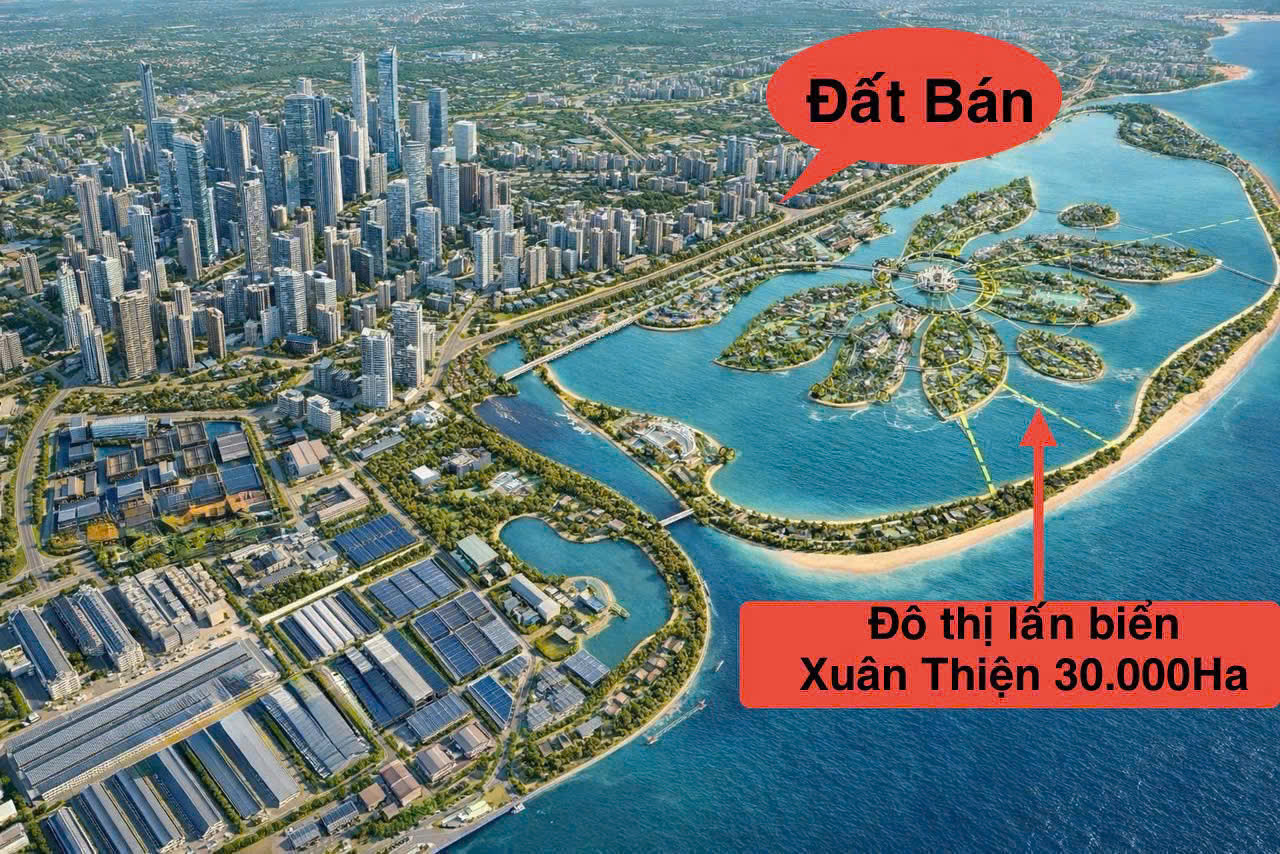 đất mặt biển, ngay khu đô thị lấn biển, phù hợp xây khách sạn, homestay, kinh doanh,....