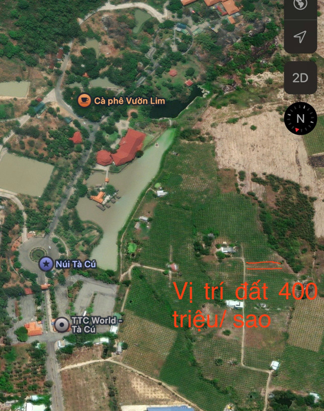 Bán đất 1000m2, cách Khu du lịch Tà cú 400m, thị Trấn Hàm Thuận Nam, Bình Thuận