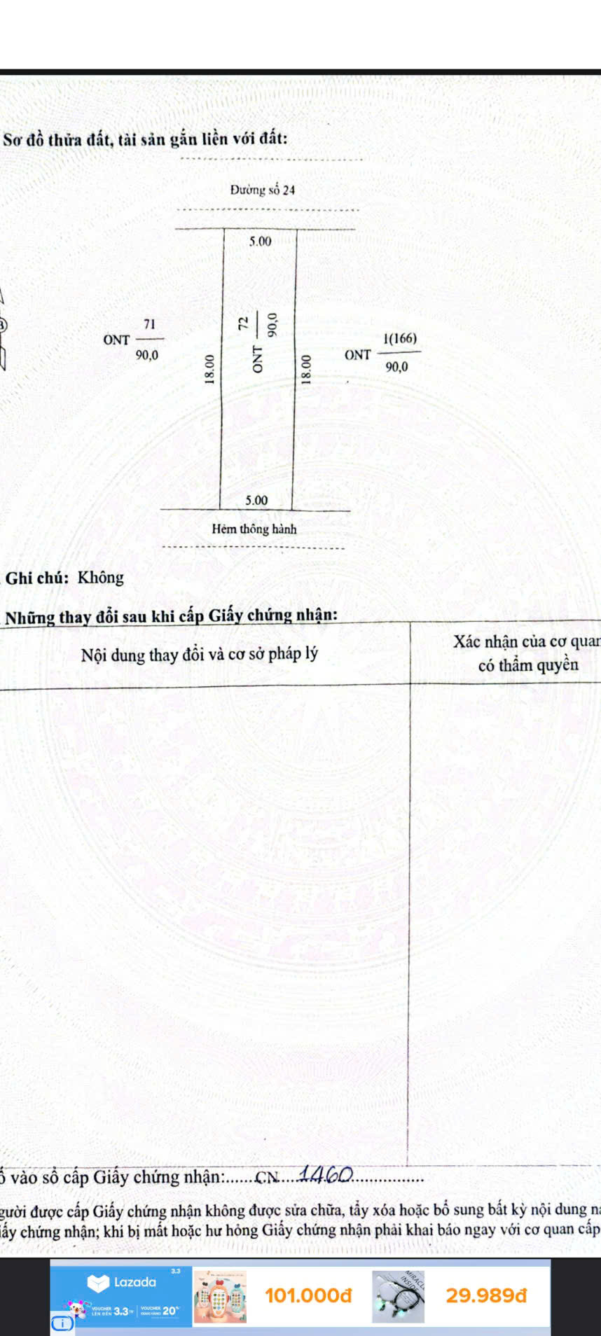 CHÍNH CHỦ BÁN ĐẤT THỔ CƯ GIÁ RẺ NHẤT TRI TÔN- AN GIANG