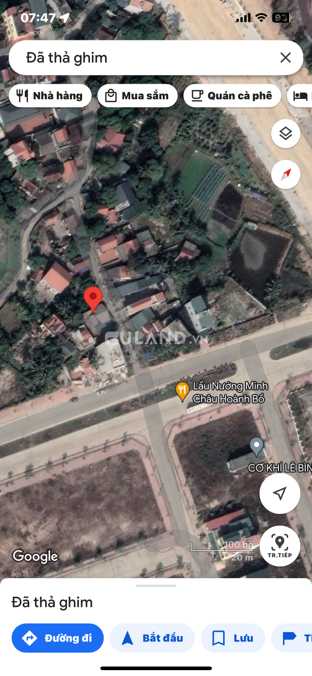 Đất gần KĐT Bắc Sông Trới