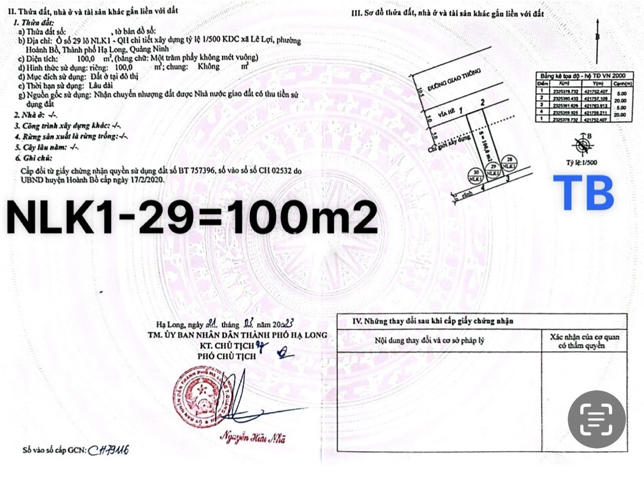 DỰ ÁN THẠCH BÍCH - MẶT ĐƯỜNG 10M