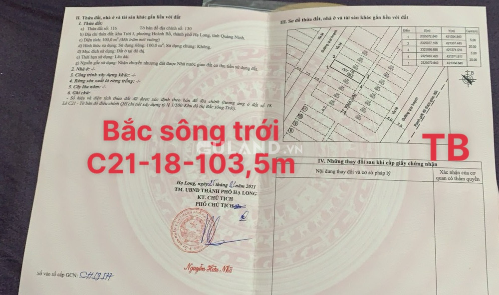 DỰ ÁN BẮC SÔNG TRỚI