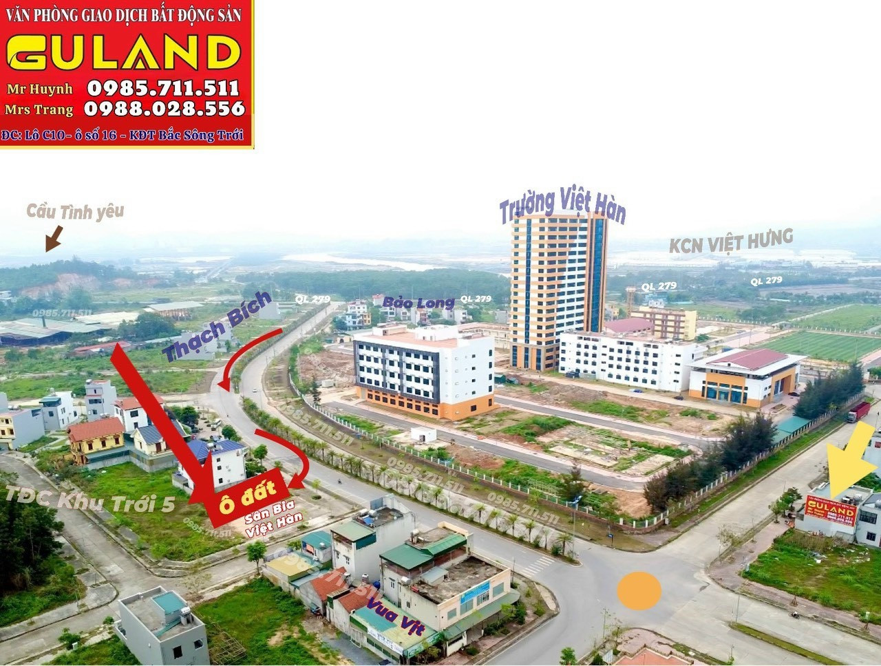 Bán đất 276m² 7 tỷ tại Phường Hoành Bồ Thành phố Hạ Long