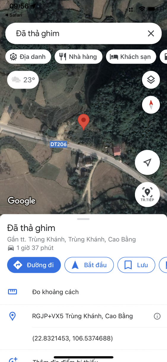 Bán  đất thổ cư 200m² tại, Thị trấn Trùng Khánh, Huyện Trùng Khánh, Cao Bằng giá 1.5 tỷ