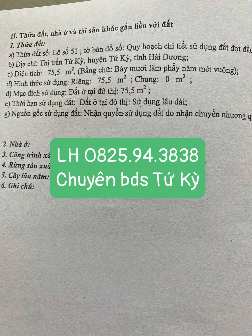 🔥 BÁN ĐẤT Ở LIỀN KỀ KHU ĐÔ THỊ AN NHÂN – TRUNG TÂM TỨ KỲ 🔥