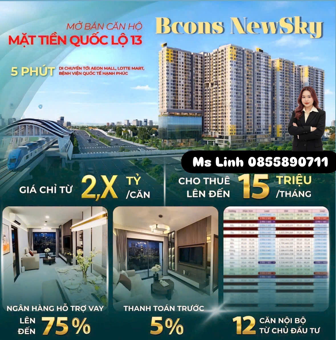 CĂN HỘ 2–3PN NGAY METRO – QUỐC LỘ 13, THANH TOÁN NHẸ, CHỈ TỪ 2,3 TỶ – THUẬN AN, BÌNH DƯƠNG