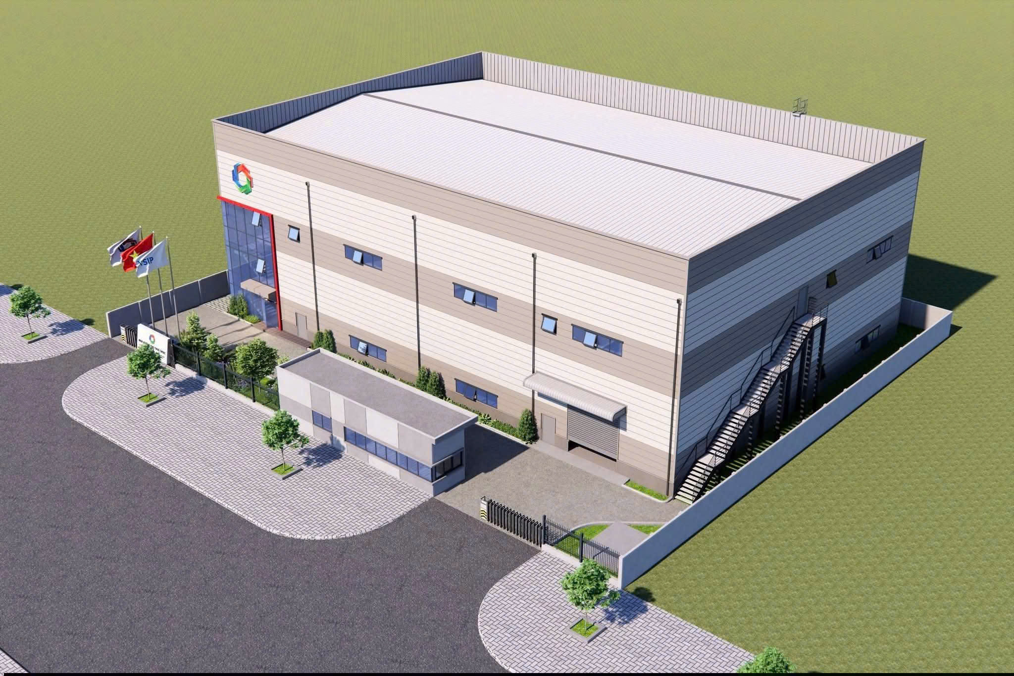 🏭 CHO THUÊ NHÀ XƯỞNG 2 TẦNG TRONG KCN – TỈNH BẮC NINH

📐 Diện tích đất: 2.314 m²
🏢 Diện tích sàn: 3.100 m²

S