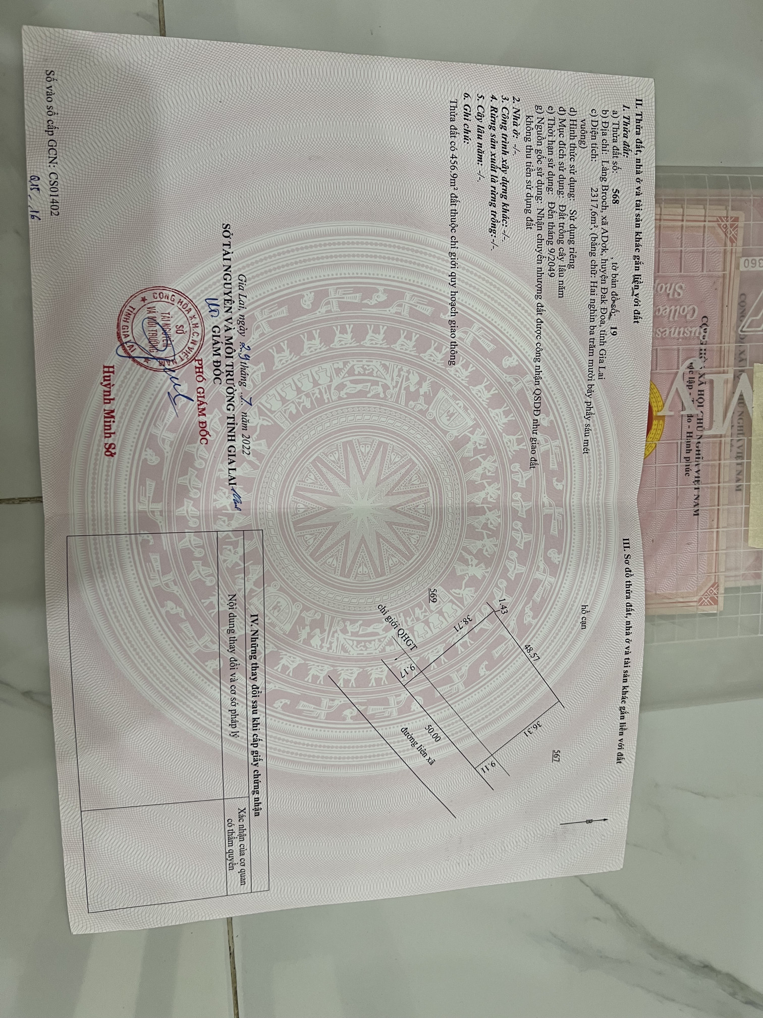 Cần bán lô đất chính chủ tọa lạc tại đường ĐT 671 đak đoa gia lai