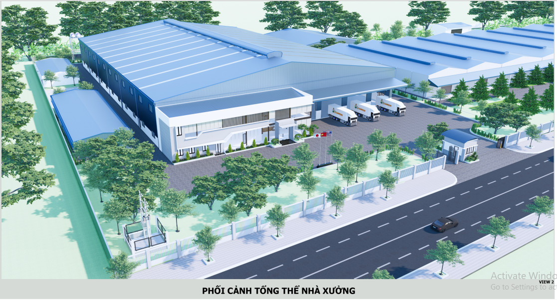 Cho thuê nhà xưởng diện tích 5.400 m2 huyện Tân Phước Tiền Giang.