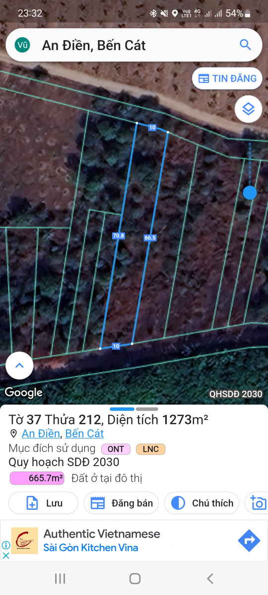 Nhà Đất An Điền Bến Cát Bình Dương