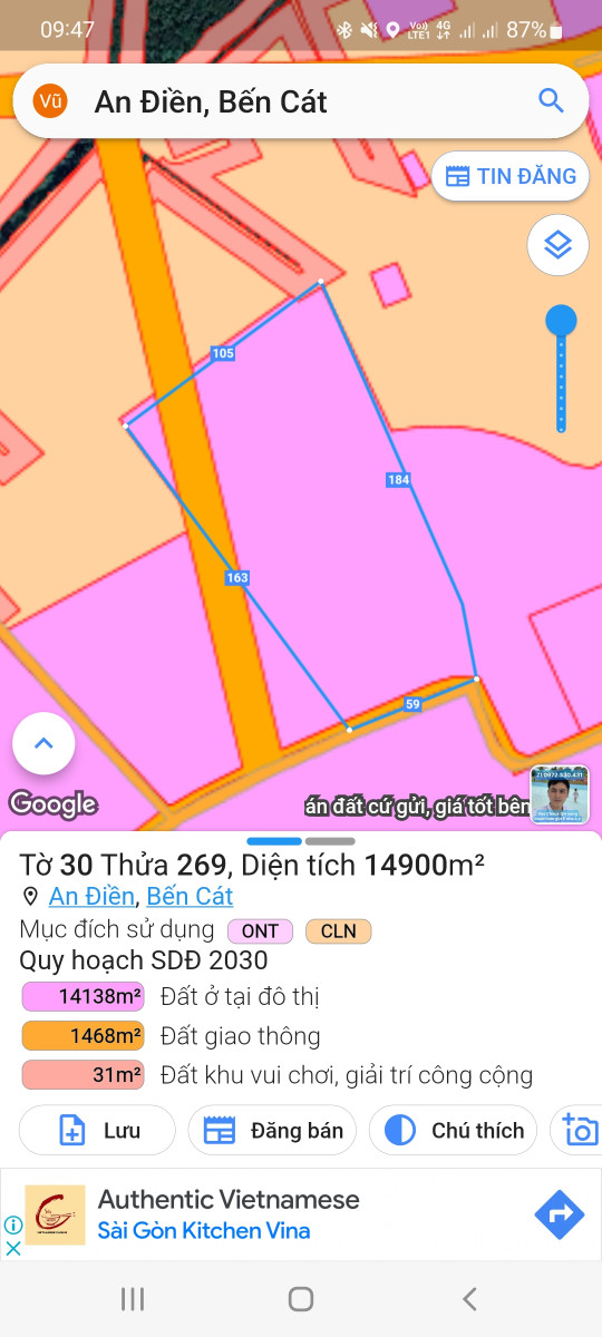Nhà Đất An Điền Bến Cát Bình Dương