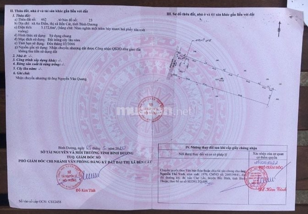 Nhà Đất An Điền Bến Cát Bình Dương