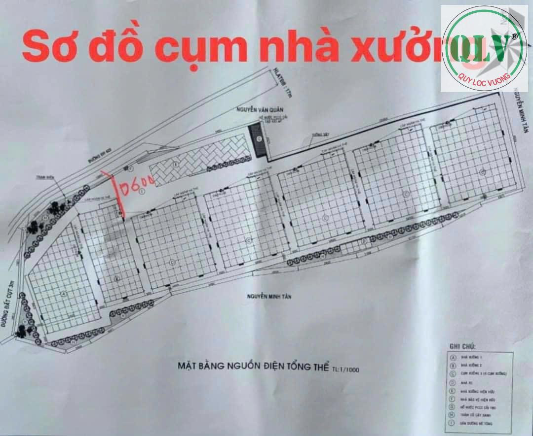 Bán đất và xưởng 22.000 m2 tại Bến Cát, Bình Dương