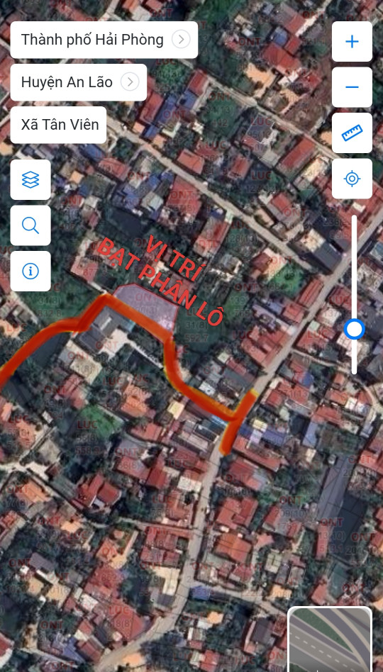 Bán đất 60m² ngang 4,1m giá 590 Xã An Khánh