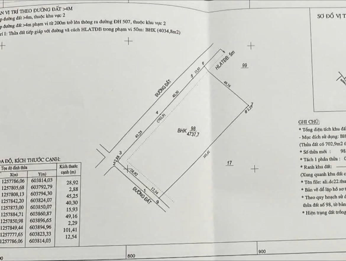 Bán đất 4766.8m² ngang 100m giá 2.7 tỷ Xã An Long 0815422197